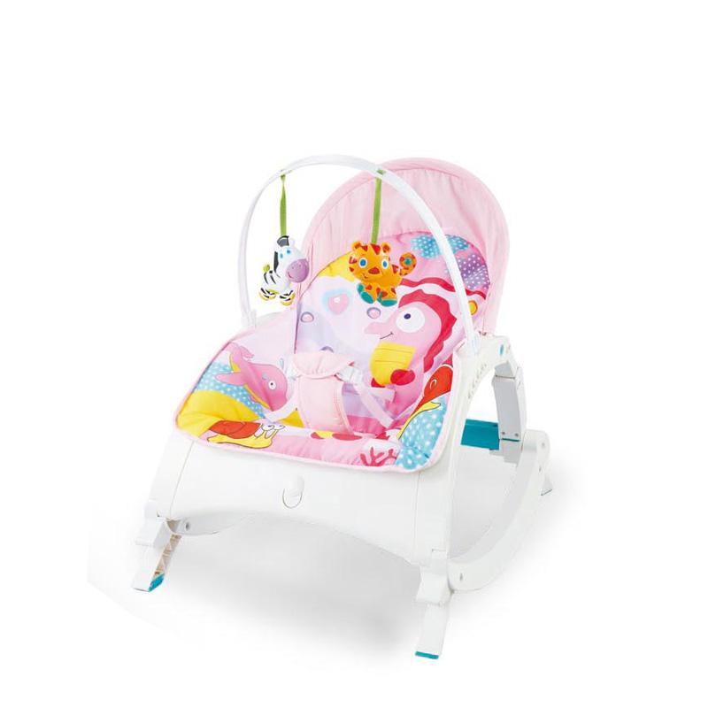 Baby Toddler Portable Rocker Dining Chair - Pink - Snug N' Play