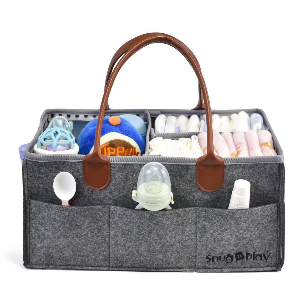 Diaper organizer for purse top