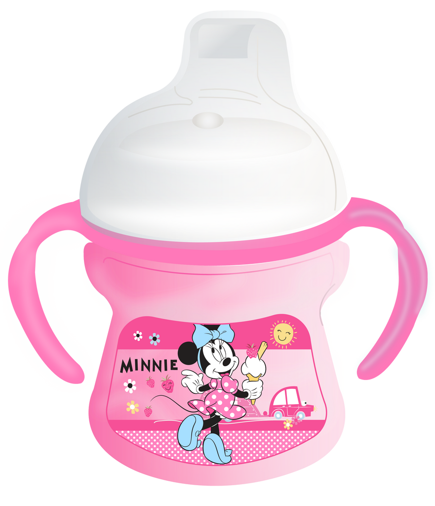 Disney Baby Sippy Cup | Spout with Handle | 12 Months+, 250ml/8oz | Minnie Mouse - Snug N' Play