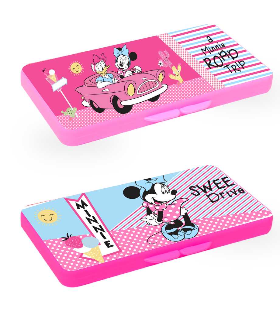 Disney Baby Wipes Dispenser Tub | Tissue Case Diaper Duty Organizer | Pack of 2 | Minnie Mouse - Snug N' Play