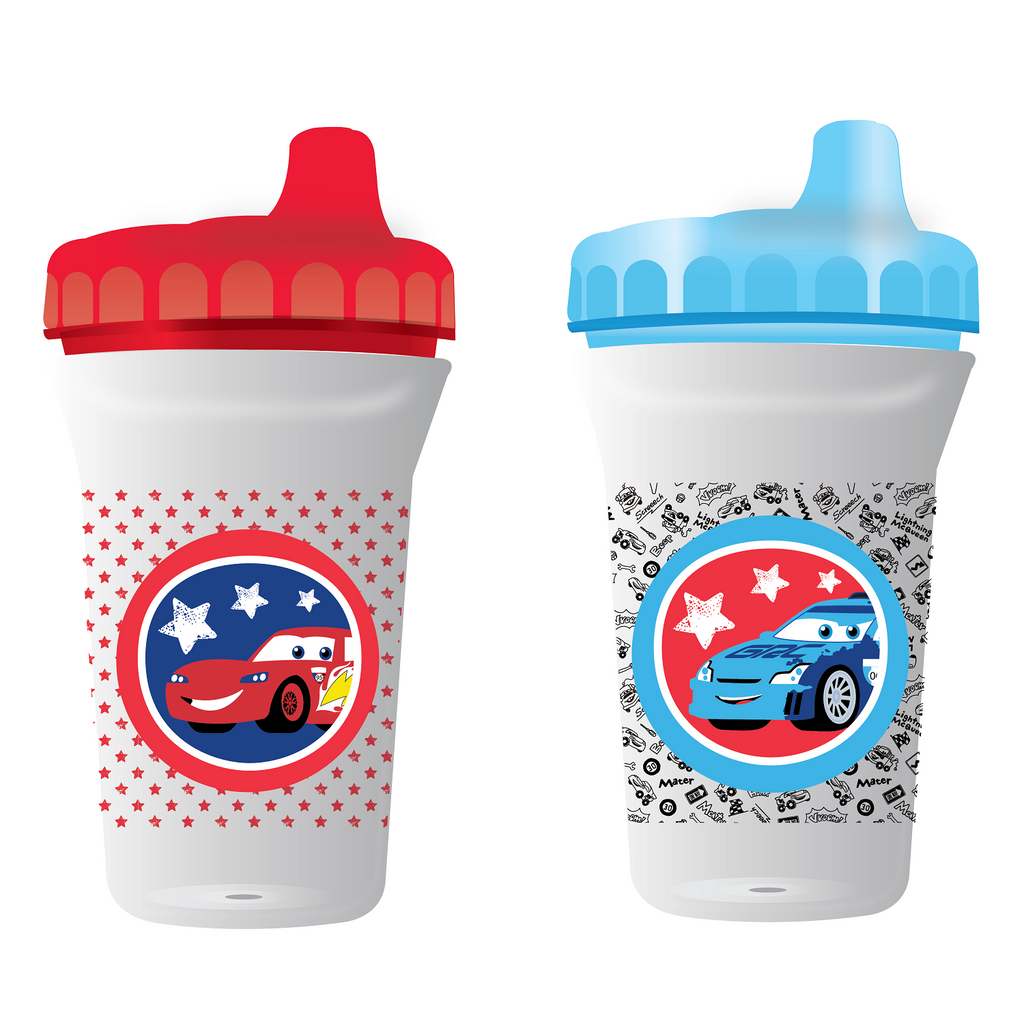 Disney Cars Baby Sippy Cup Pack of 2 - 300 ml - Snug N' Play