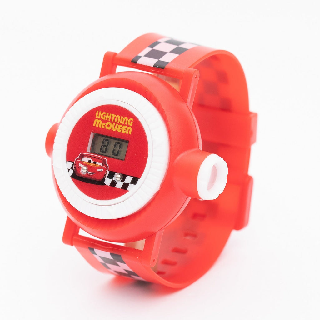 Disney Cars Kids Boys Digital Watch with 10 Character Images Projection - Snug N' Play