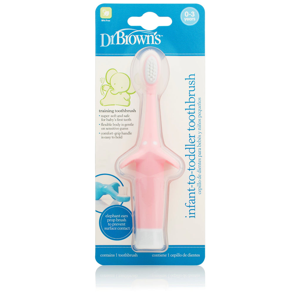 Dr. Brown's Infant-To-Toddler Toothbrush, Elephant