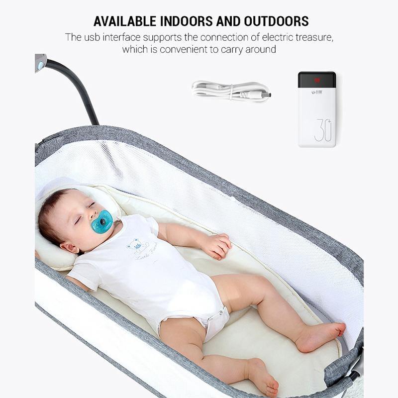 Baby sleeping deals bed electric