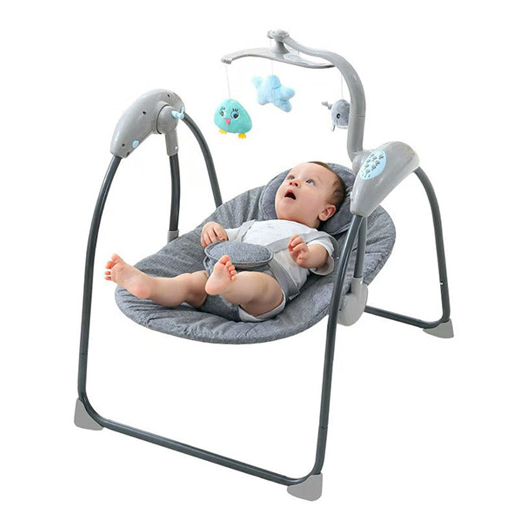 Foldable Electric Baby Swing Rocker | Music | Bluetooth | Multiple Speeds | Toys