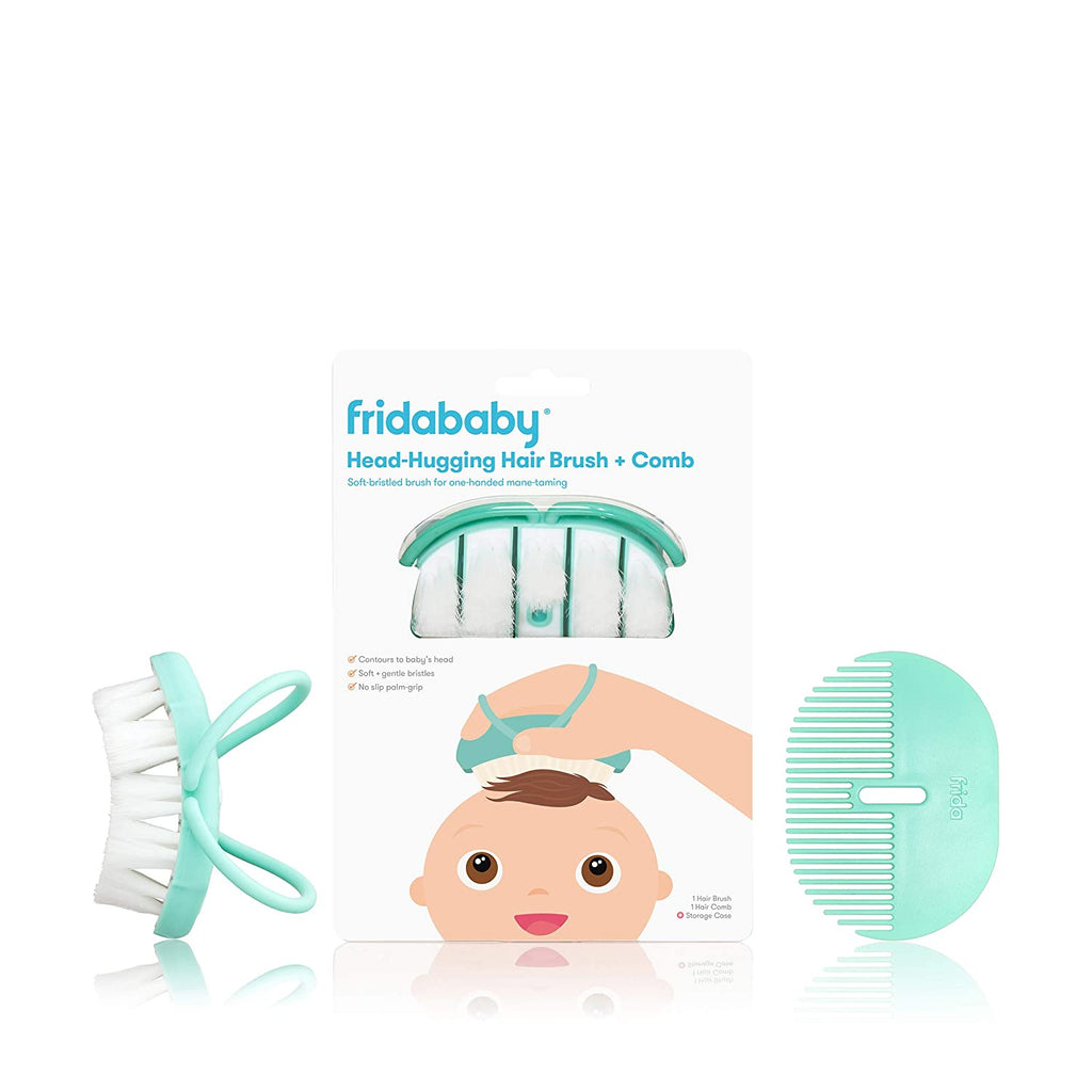Fridababy Head-Hugging Hairbrush + Styling Comb Set