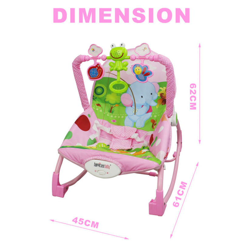 Happy cute baby discount music rocking chair