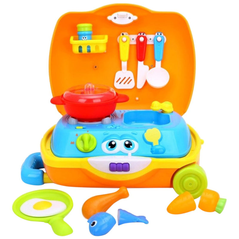 Hola Little Chef Suitcase | Kitchen Set for Kids - Snug N' Play