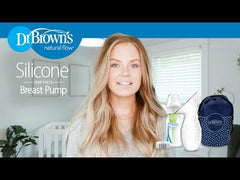 Dr. Brown's Silicone Breast Pump Breast Milk Catcher with Options+  Anti-Colic Baby Bottle & Travel Bag 