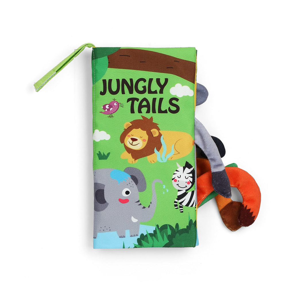 Learning Soft Book for Toddlers | Baby 3D Cloth Book | Jungly Tails - Snug N' Play