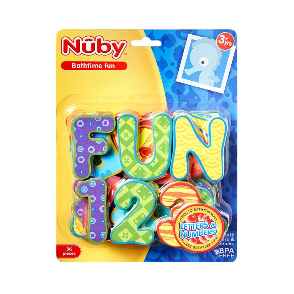 Nuby Bath Toys Letters and Numbers - 12m+ online in pakistan