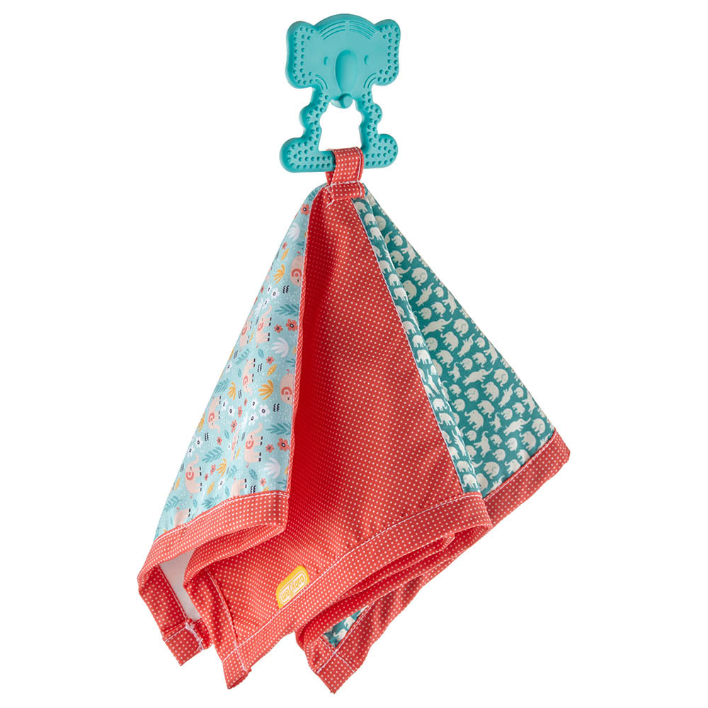 Buy Babyjem Relaxing Cloth With Teether Pathwork Red Online in Pakistan