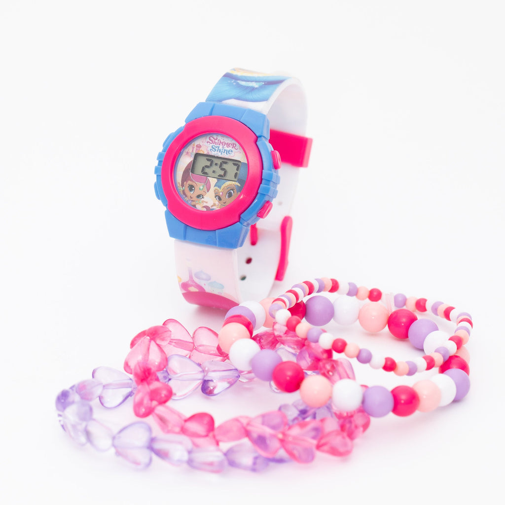 Nickelodeon Shimer and Shine Girls Digital Watch Gift Set - Snug N' Play