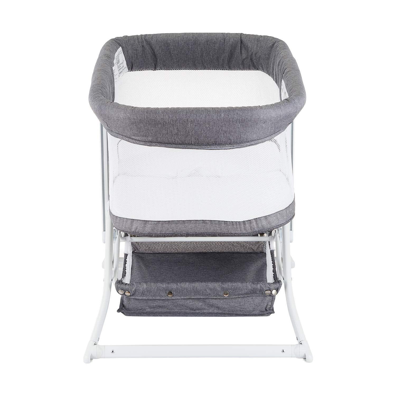 Pamo Babe 2in1 Bassinet Quick Foldable Travel Crib Portable Rocking Cradle Grey Online in Pakistan Snug N Play