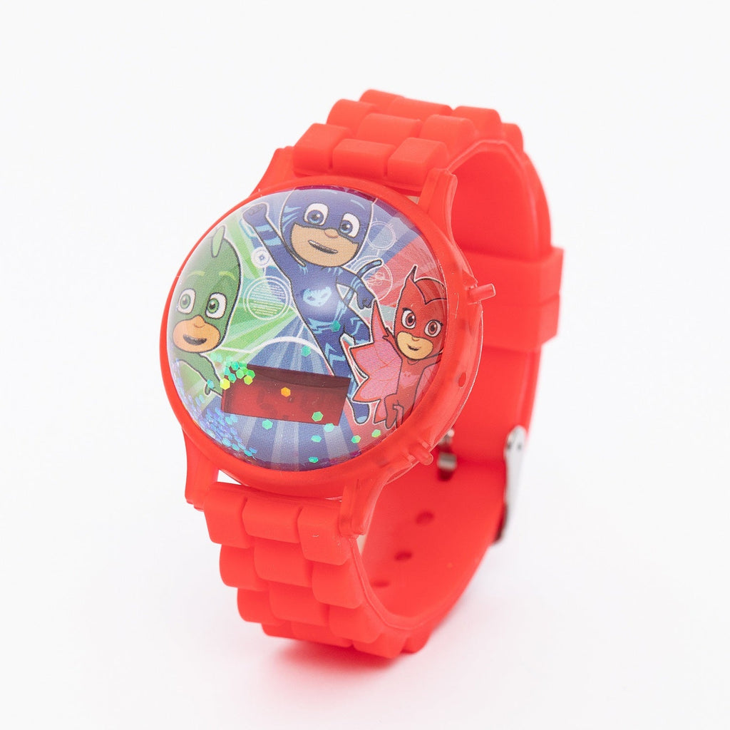 PJ Masks Kids Floating Digital Watch with Flashing Light - Snug N' Play