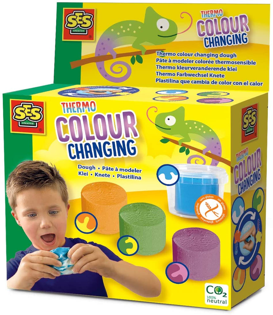 SES Creative Thermo Changing Play Dough, Multi-Coloured