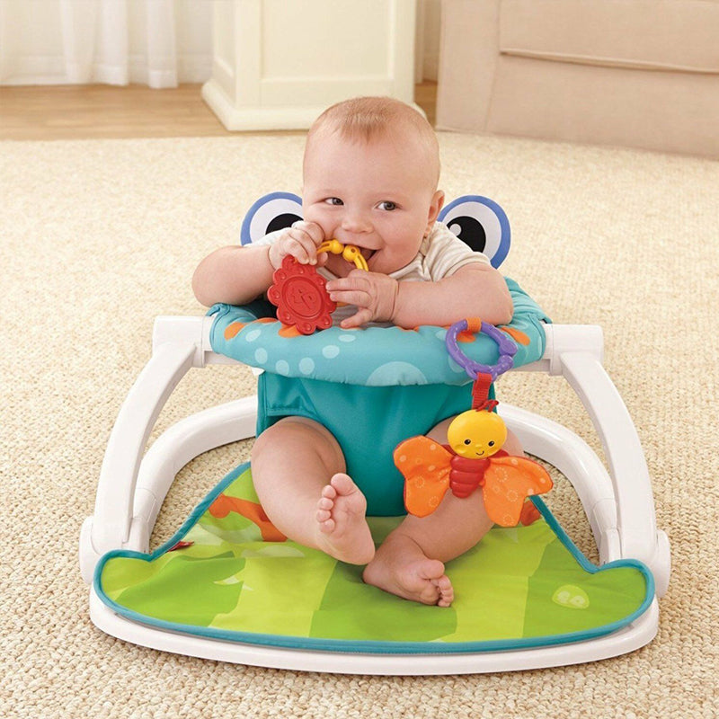 Sit-Me-Up Comfy Portable Baby Floor Seat - Frog - Snug N' Play