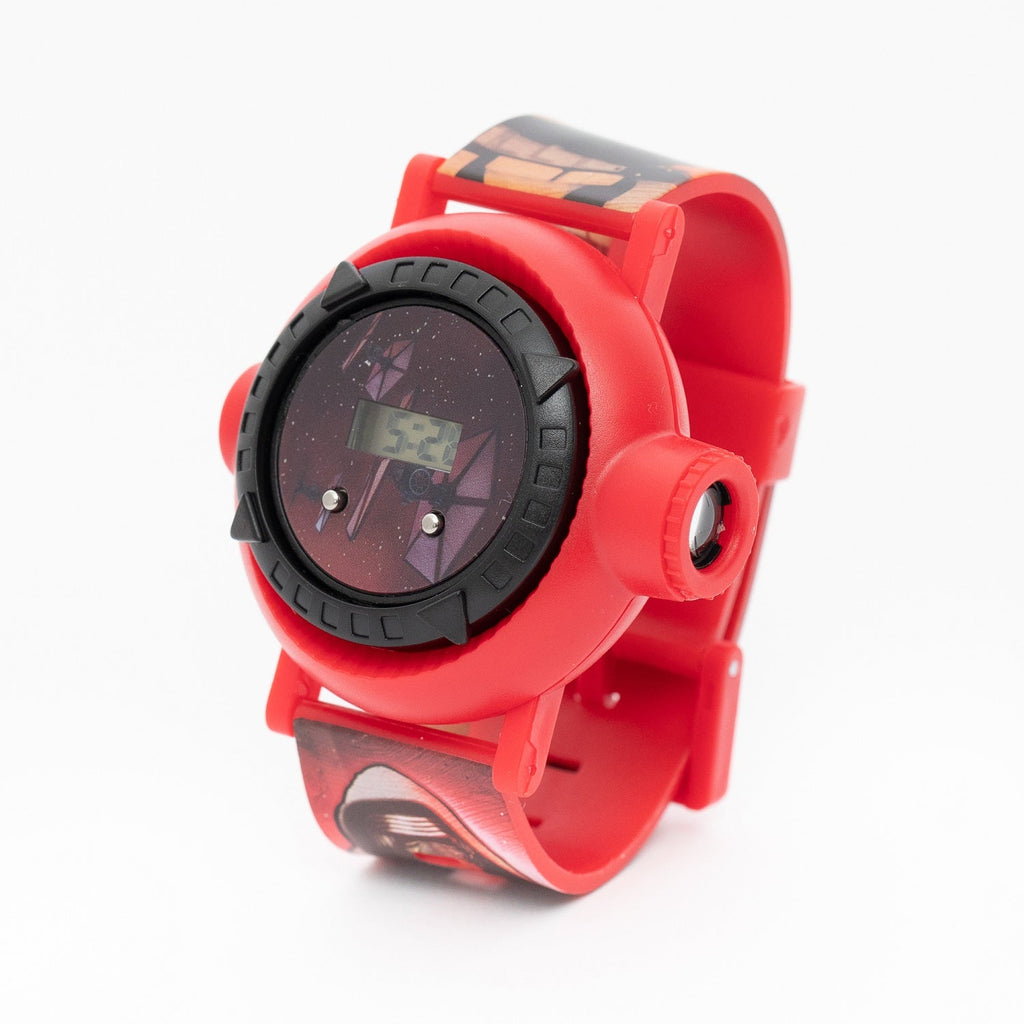 Star Wars Kids Boys Digital Watch with 10 Character Images Projection - Snug N' Play