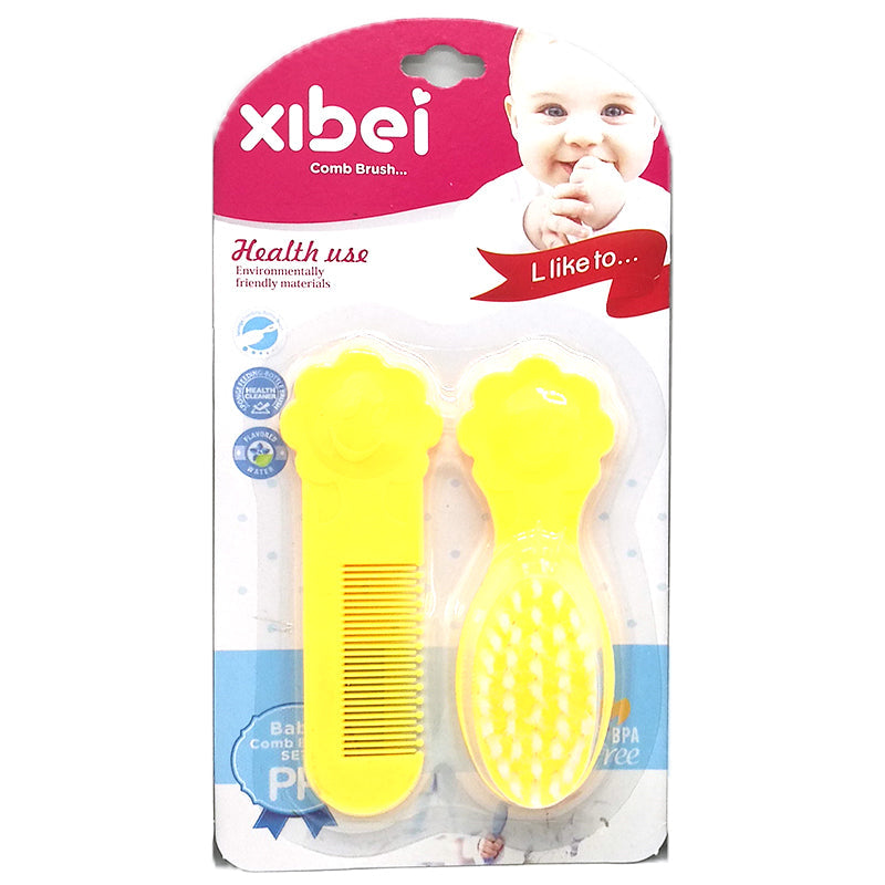 Xibei Baby Comb & Soft Brush Set - Snug N' Play